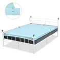 thumbnail image 2 of Costway 4"Gel-Infused Memory Foam Mattress Topper Ventilated Bed Pad Queen 60" x 80", 2 of 8