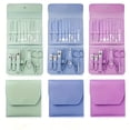 thumbnail image 5 of 16-in-1 Stainless Steel Nail Clipper Set, Professional Manicure Pedicure Kit with Ear Pick, Scissors & Case, Travel Grooming Kit, 5 of 12