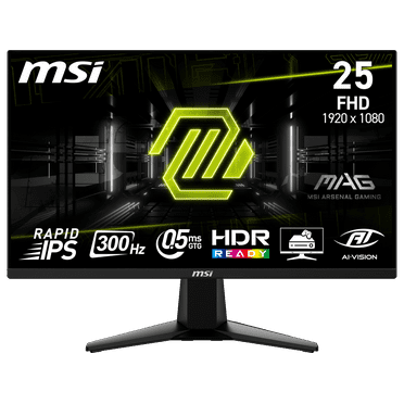 MSI 25" 300 Hz Rapid IPS FHD Monitor 0.5ms Adaptive Sync 1920 x 1080 MAG 255XF