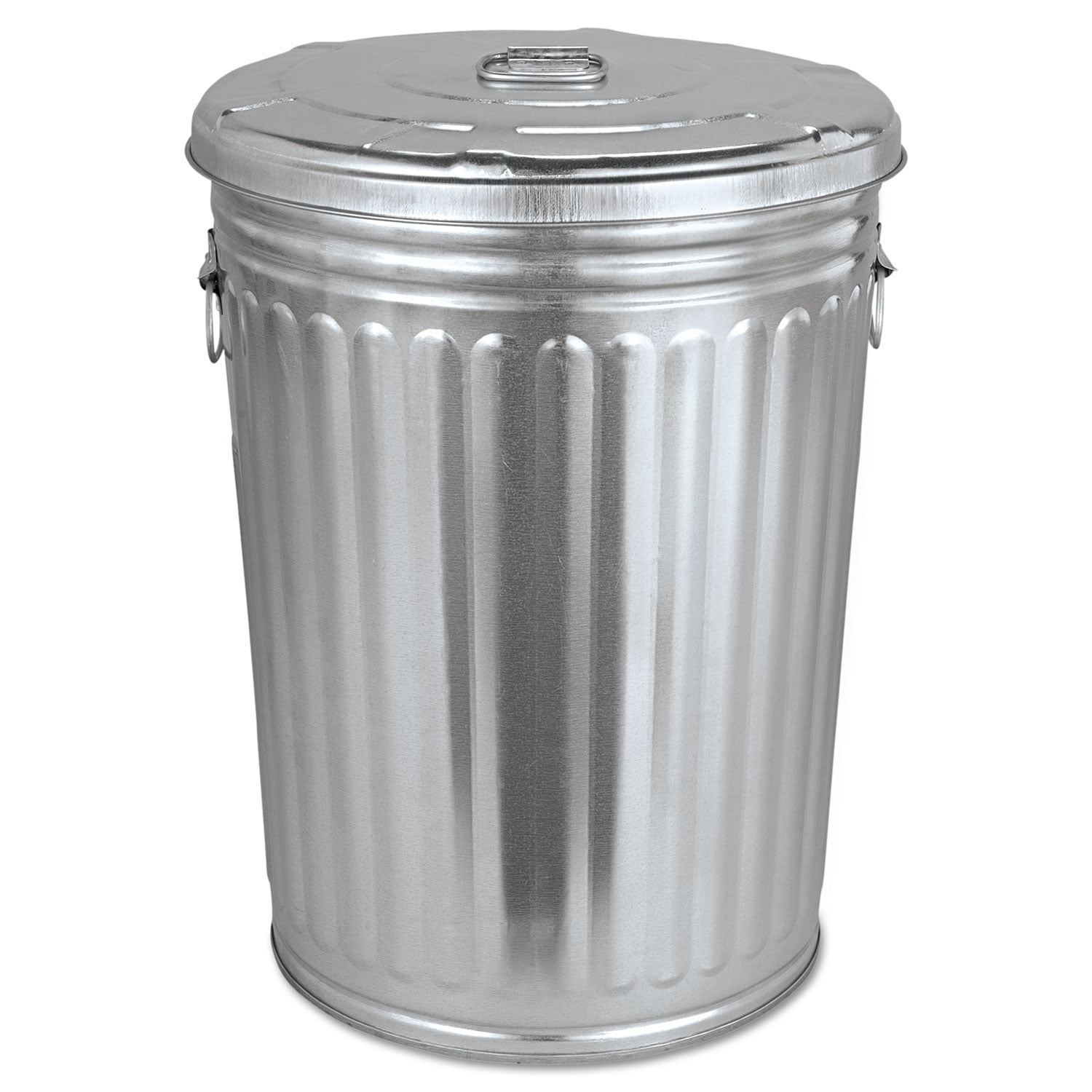 trash can metal with lid