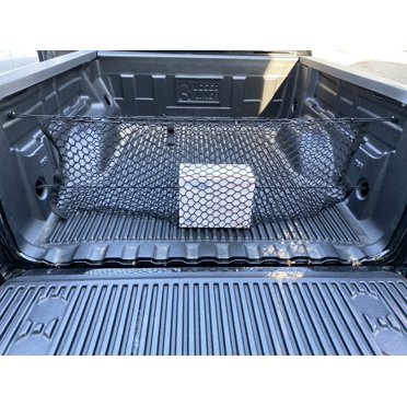 3-Pocket Envelope Style Mesh Cargo Net For Nissan Titan 2004-2024 – Trunk Bed Organizer