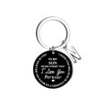 thumbnail image 3 of Creative DIY To My SON Black Stainless Steel Last Name 26 Letter Keychain 2.5cm, 3 of 8