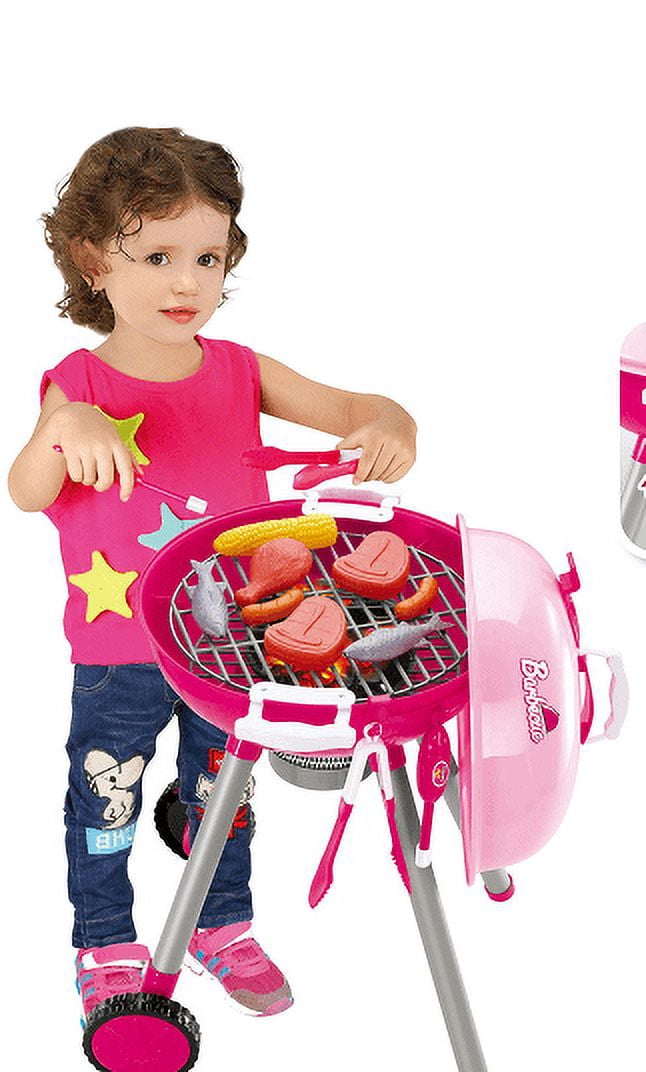 PlayWorld Pink BBQ Grill PlaySet Toy