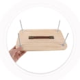 thumbnail image 5 of SEWACC Manual Wood Bookbinding Press Tool for Crafting and Restoration with Sturdy Screw Clamp in Beige, 5 of 6