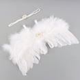 thumbnail image 1 of Alas De La Fotografía Recién Nacida Accesorios Para Alas De Plumas De ángel Infantil Para Bebés, 1 of 8