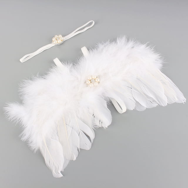 Alas De La Fotografía Recién Nacida Accesorios Para Alas De Plumas De ángel Infantil Para Bebés