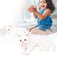 thumbnail image 1 of Generous Toy 28cm Realistic Soft Cat Stuffed Animal Cuddly Companion For Kids Toddlers, 1 of 7