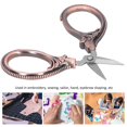 thumbnail image 4 of Stainless Steel Scissors, Portable Sewing Embroidery Thread Tailor Handicraft Scissors with Ergonomic Design, for Home Travel Paper Cloth Nail Cutting, 4 of 7