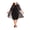 Black, variant on Women Dress Round Neck Half Sleeve Glitter Shawl Design Plus Size Dress Loose Hem Slimming Casual Dress Office Party Wear Red