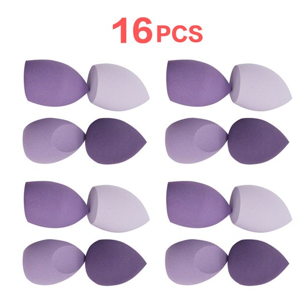 Esponja de maquillaje en polvo, herramienta de belleza combinada en seco y húmedo, ideal para base de maquillaje, 4 unidades qym unisex