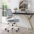 thumbnail image 5 of Chaise de Bureau Blanche Simple Relax avec Dossier Rabattable, 5 of 5