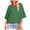 Z01-Green, variant on COMVALUE Striped Shirt Women Short Sleeve, Crewneck T-Shirts for Woman Stripes, Fitted Ribbed Tee Stretchy (Blue, XXL)