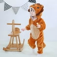 thumbnail image 6 of Hazel Tech Boys' Girls' Costume Onesies Soft One Piece Animal Pajamas for Kids Holiday Birthday Gift Lion 0-36 Months, 6 of 10