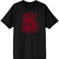 thumbnail image 3 of Uncle Bringer Of Snacks Adult Black Crew Neck Short Sleeve Tee-Small, 3 of 4