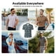 thumbnail image 5 of Fotbe Daisy Floral B Camiseta Polo de Golf para Hombre con Estampado – Camisa Deportiva Transpirable con Cuello Abotonado-Large, 5 of 6