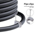 thumbnail image 3 of Masteelf 100pcs Cable Staple Extension Cord Clip Cable Wire Clip Cable Staple With Nail Clamps Half Clamp Tubing Clamps Half Clamp Fixtures Fasteners, 3 of 7