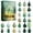 Forest Sea Gnassadvent Calendar, variant on 2026 Winter Sea‑Glass Gnome Advent Calendar, 24‑Day Christmas Countdown Calendar with 24 Pcs Icy Winter Gnome Hanging Ornaments, 2D Acrylic Surprise Box for Xmas Tree Wreath Home Holiday Decor