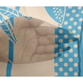 thumbnail image 5 of oneOone Viscose Chiffon Sky Blue Fabric Tropical Craft Projects Decor Fabric Printed By The Yard 42 Inch Wide, 5 of 5
