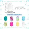 thumbnail image 2 of 1200pcs 8 Colors Large Sequins Pendants Oval Egg-Shaped Sequins 19x12mm Egg Sequin Loose Sequins and Spangles for Embroidery Applique Knitting Arts Crafts and Embellishment, 2 of 6