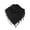 Black, variant on Geometric Pattern Large Shemagh Scarf Arabian Desert Scarves for Men Neck Head Wrap Keffiyeh Square Shawl with Tassels