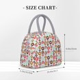 thumbnail image 2 of Balery Colorful Donuts Bolsa de Almuerzo para Mujeres, Caja de Almuerzo, Bolsa de Almuerzo Pequeña Impermeable, Tote de Almuerzo Reutilizable con Gran Capacidad, 2 of 6