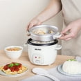 thumbnail image 5 of Aroma 4-Cup Electric Rice Cooker, White - Rice & Grain, 5 of 7