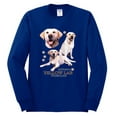 thumbnail image 2 of If It's Not a Yellow Lab It's Just a Dog Gift | Mens Dog Lover Long Sleeve T-Shirt, Royal, Small, 2 of 3