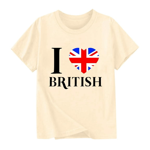 Delliss Toddler Baby Girls Cute Shirts Casual Short Sleeve Tops Loose Blouses 2-14 Years