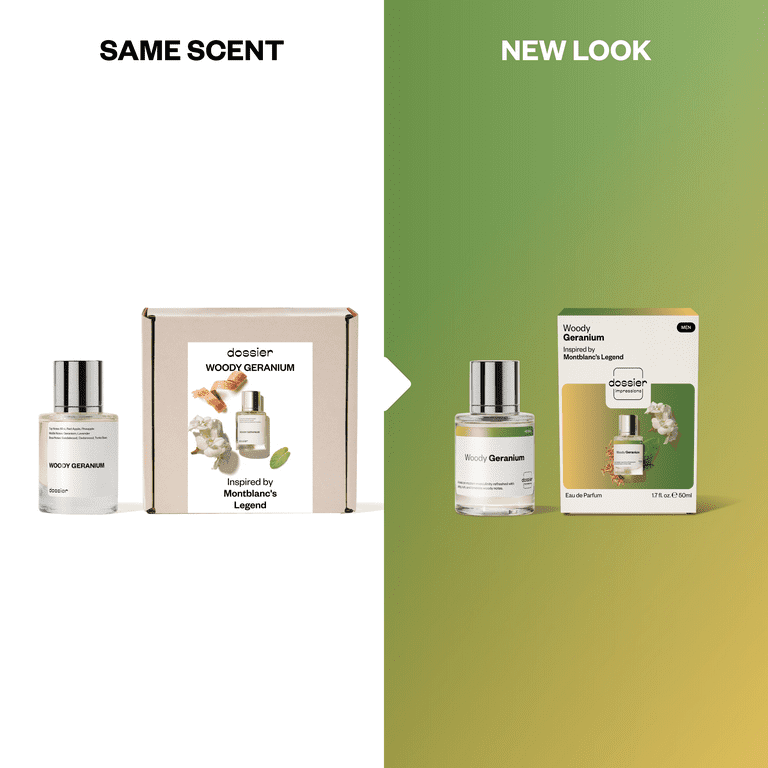 Dossier Woody Geranium Pour Homme Perfume, Inspired by Montblanc's