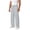Gray, variant on Track Pants Plus Size Mesh Wide Leg Pants with Pockets Elastic Waist Trousers Solid Lightweight Flowy Pants