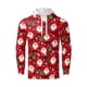 thumbnail image 3 of TRKIYQC Sudadera con Capucha navideña para Hombre, Sudadera con Capucha de Papá Noel y muñeco de Nieve de Manga Larga con Bolsillo TRKIYQC  moda, 3 of 6