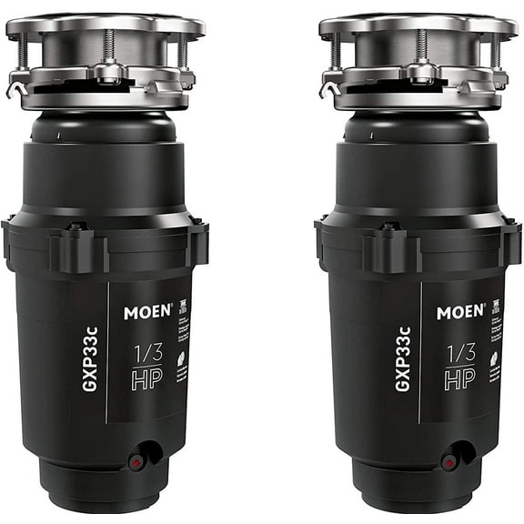 Moen GX PRO Garbage Disposal GXP33C - 1/3 HP Compact Residential - Multicolor