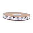 thumbnail image 4 of AMLESO Soccer Ribbon 18.2M Long Sports Design for Party Decor Gift Packaging Crafts White, 4 of 8