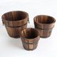 thumbnail image 3 of Maceta rústica decorativa de madera para flores, ideal para suculentas y plantas de jardín., 3 of 8