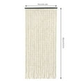 thumbnail image 5 of Bamboo Beaded Curtain, 70.87x35.43in with 60 Natural Wood Strands, Retro Beige Finish, Ideal for Room Dividers and Doorway Decor, 5 of 13