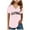 Pink, variant on Wangkekeji Shirts For Teen Kids Girls Child Short Sleeve Prints T Shirt Trendy Girls Fans Tops Girls Clothes Size 8