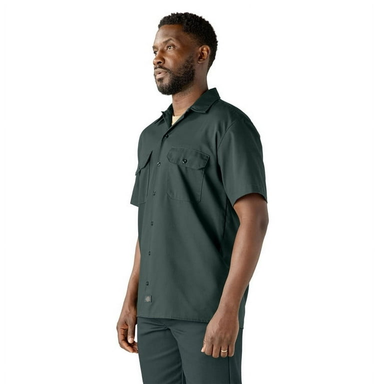 Dickies Men's Short Sleeve Work Shirt - Walmart.com Dickies Men's Short Sleeve Work Shirt - Walmart.com