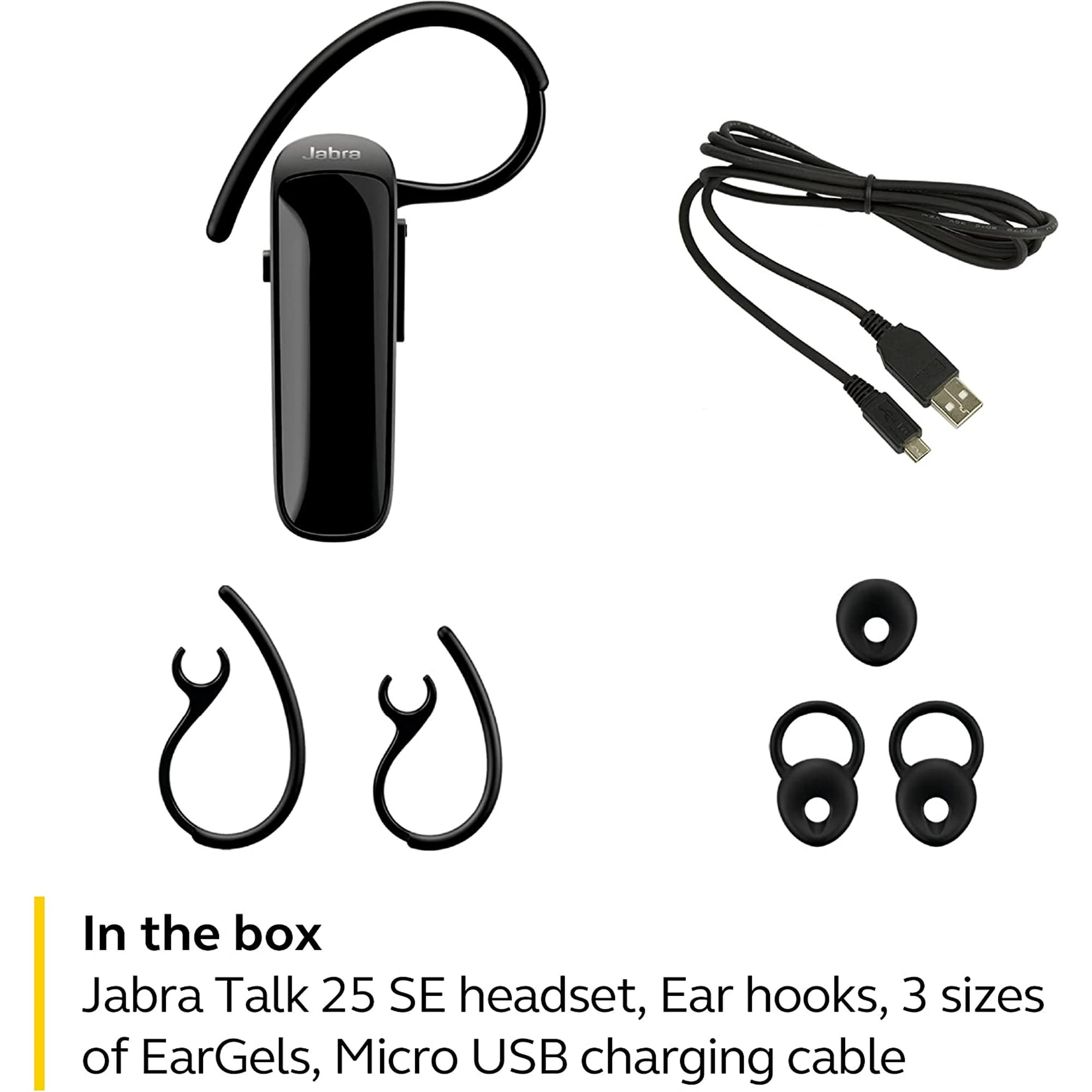 Jabra Talk 25 SE Mono Bluetooth – Wireless Single Ear with Built