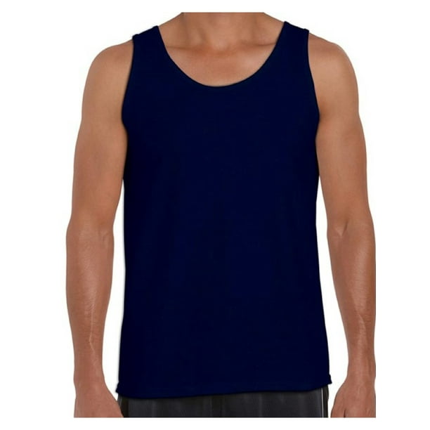 Gildan - Gildan Men's Tank Top Mens Muscle Shirts Comfy Mens Tanks ...