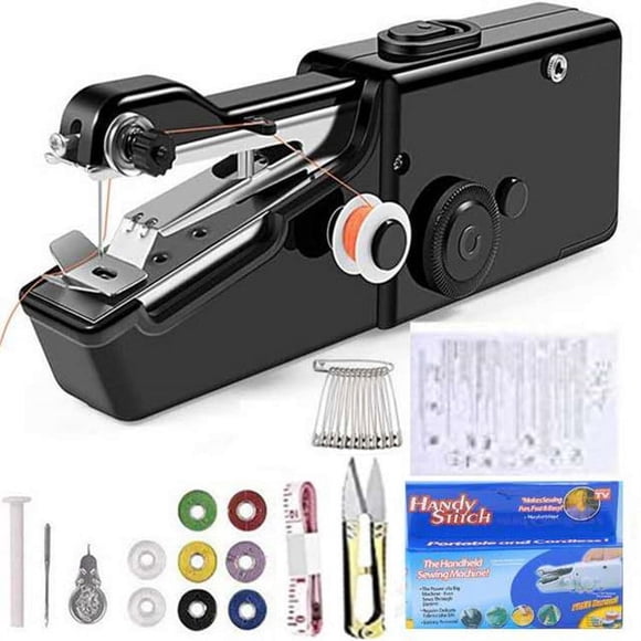 Máquinas de coser, máquina de coser a batería, máquina de coser fácil de usar para principiantes, máquina de coser portátil para diversas telas