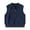 Navy, variant on XKHAZA Kids Boys Girls Zip Up Sweatshirt Vest Sleeveless Baseball Collar Gilet Toddler Sports Waistcoat Light Fleece Lined Outerwear