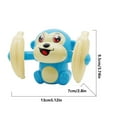 thumbnail image 4 of Viflosae Gift for Kids Children Toys Santa Claus Toys Cute Flipping Dancing Toy Rolling Monkey Sound Control Music LED Interactive Kids Toys Indoor & Outdoor Play, 4 of 8