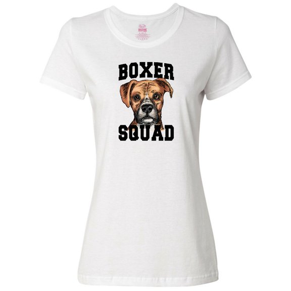 Inktastic Dog Boxer Squad Women's T-Shirt