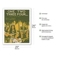 thumbnail image 2 of One Two Three Four - Famous Hawaiian Song - Words by S. Kalama - Music by Jack Alau - Vintage Hawaiian Sheet Music by W.R. De Lappe c.1916 - Fine Art Matte Paper Print (Unframed) 20x26in, 2 of 4