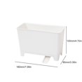 thumbnail image 3 of 6uds. Cubo de basura para fregadero de cocina Cubos de basura para drenaje que ahorran espacio Suministros de cocina extraíbles, 3 of 4