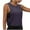 Navy, variant on Karight Cotton Cropped Workout Tank Tops for Women - Sleeveless Sports Athletic Yoga Running Gym Crop Shirts