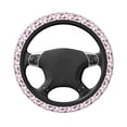 thumbnail image 5 of Cauagu Donut Print Car Steering Wheel Cover - Universal Car Accessory for Diverse Cars for Steering Wheel with a Diameter of 14.5"-15", 5 of 7