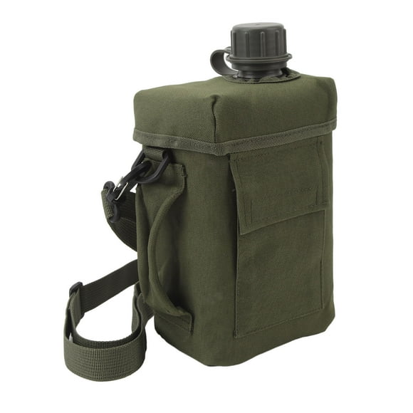 2L Insulated Water Bottle, Water Flask Jug with Pockets Sports Water Bottle for Riding Hiking