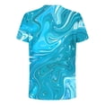 thumbnail image 4 of Camisas de Manga Larga para Hombres Blusa de Cuello Redondo de Impresión Cómoda, Camisa Casual de Poliéster para Uso Diario, de Fiesta Y de Primavera de Verano, 4 of 5