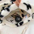 thumbnail image 4 of Shoulder Bag Baguette Bags Bottega Jodie Bag Dupes Plush Underarm Bag, Ladies Fluffy Shoulder Bag, Women Y2k Furry Purse Fluffy Tote Bag For Autumn An, 4 of 5